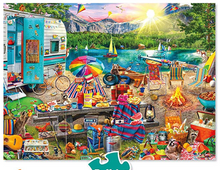 Load image into Gallery viewer, Family Campsite Puzzle